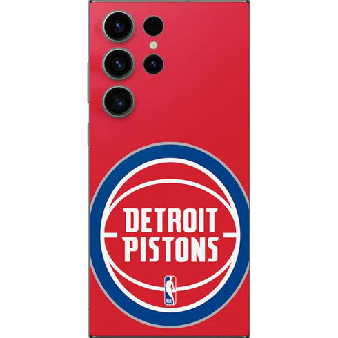 NBA Detroit Pistons Large Logo Galaxy S25 Ultra Skin